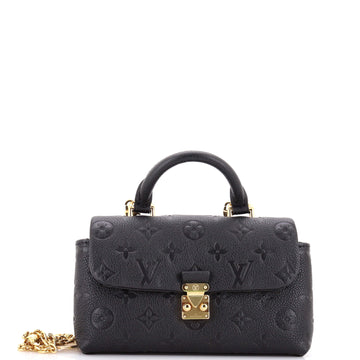 Louis Vuitton Madeleine Handbag Monogram Empreinte Leather Nano