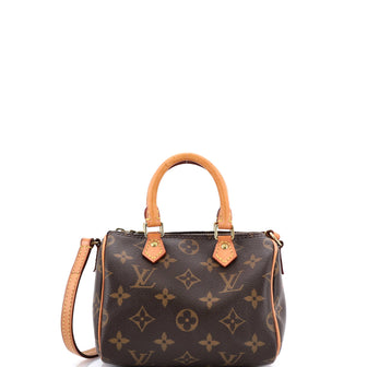 Louis Vuitton Speedy Bandouliere Bag Monogram Canvas Nano