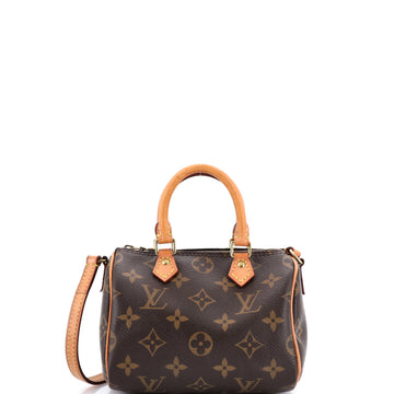 Louis Vuitton Speedy Bandouliere Bag Monogram Canvas Nano
