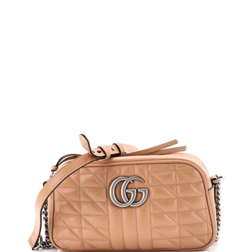Gucci GG Marmont Shoulder Bag Mixed Matelasse Leather Small