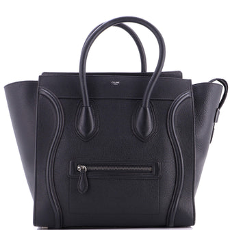 Celine Luggage Bag Grainy Leather Mini