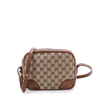 Gucci Bree Disco Crossbody Bag GG Canvas with Leather Mini