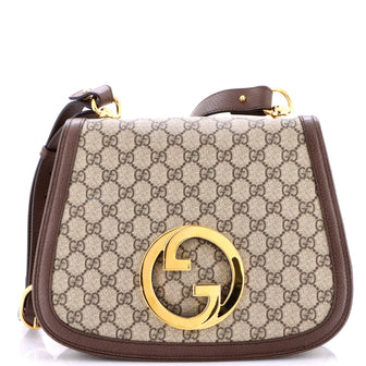 Gucci Blondie NM Top Handle Bag GG Coated Canvas Medium