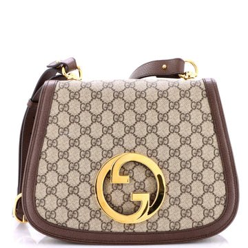 Gucci Blondie NM Top Handle Bag GG Coated Canvas Medium