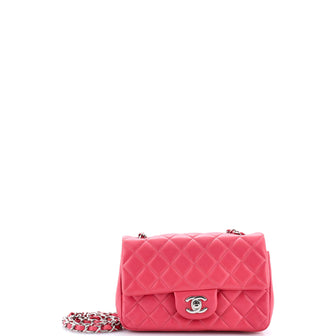 Chanel Classic Single Flap Bag Quilted Lambskin Mini