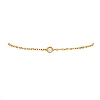 Cartier D'Amour Bracelet 18K Yellow Gold and Diamond Small