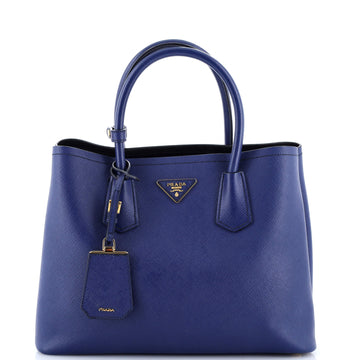 Prada Cuir Double Tote Saffiano Leather Medium
