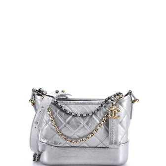 Chanel Gabrielle Hobo Quilted Aged Calfskin Small