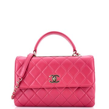 Chanel Trendy CC Top Handle Bag Quilted Lambskin Medium