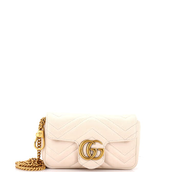 Gucci GG Marmont Flap Bag Matelasse Leather Super Mini