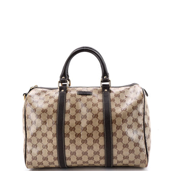 Gucci Joy Boston Bag GG Coated Canvas Medium