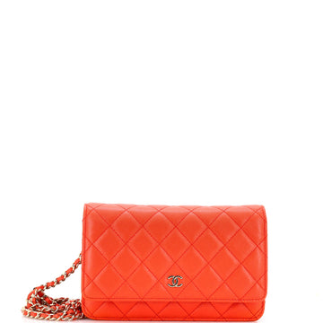 Wallet on Chain Quilted Caviar