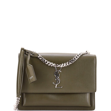 Saint Laurent Sunset Crossbody Bag Leather Medium