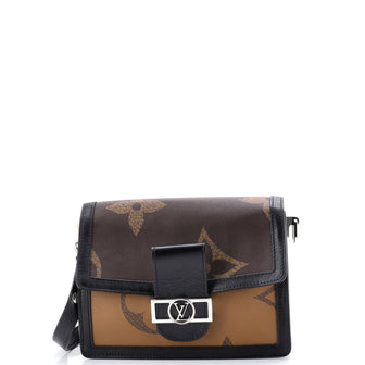 Louis Vuitton Dauphine Shoulder Bag Reverse Monogram Giant MM