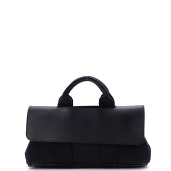 Hermes Valparaiso Bag Toile and Leather PM