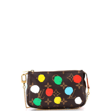 Louis Vuitton Pochette Accessoires Yayoi Kusama Painted Dots Monogram Canvas Mini