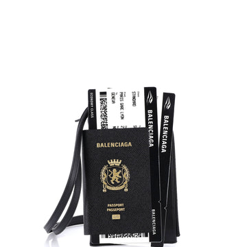 Balenciaga Passport Phone Holder Printed Leather
