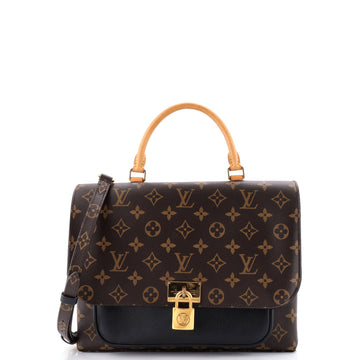 Louis Vuitton Marignan Handbag Monogram Canvas with Leather