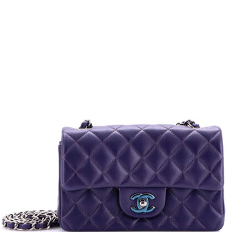 Chanel Classic Single Flap Bag Quilted Lambskin Mini