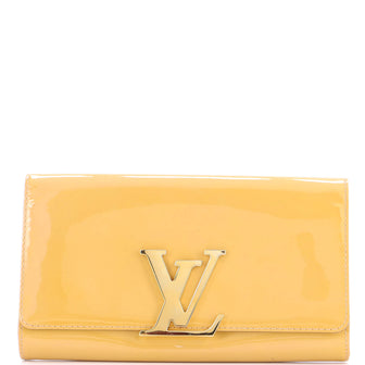 Louis Vuitton Louise Clutch Patent Long
