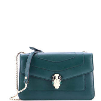 Bvlgari Serpenti Forever Shoulder Bag Leather Small
