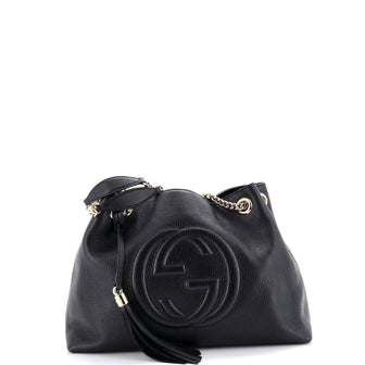 Gucci Soho Chain Strap Shoulder Bag Leather Medium