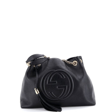 Gucci Soho Chain Strap Shoulder Bag Leather Medium