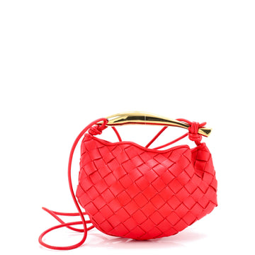 Bottega Veneta Sardine Top Handle Bag Intrecciato Nappa Mini