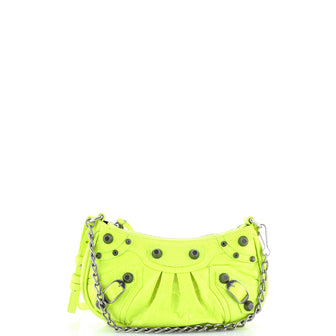 Balenciaga Le Cagole Giant Studs Shoulder Bag Leather Mini