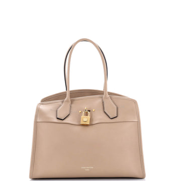Louis Vuitton City Steamer Soft Handbag Leather MM
