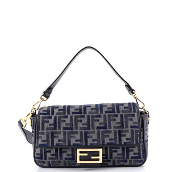 Fendi Baguette NM Bag Zucca Canvas Medium