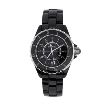Chanel J12 Quartz Watch Ceramic and Stainless Steel 33