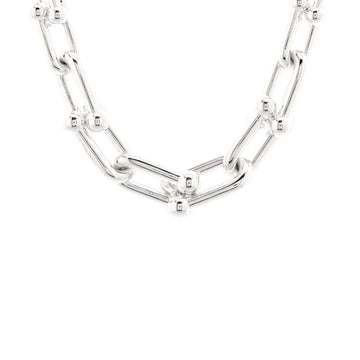 Tiffany & Co. HardWear Graduated Link Necklace Sterling Silver