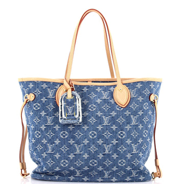 Louis Vuitton Neverfull NM Tote Monogram Denim MM