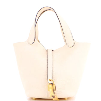Hermes Picotin Lock Bag Clemence PM