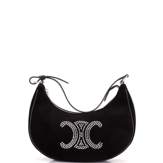 Celine Ava Bag Crystal Embellished Velvet