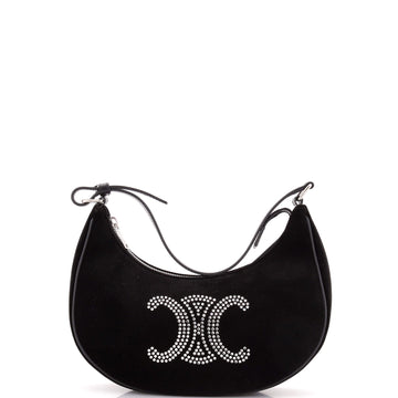 Celine Ava Bag Crystal Embellished Velvet