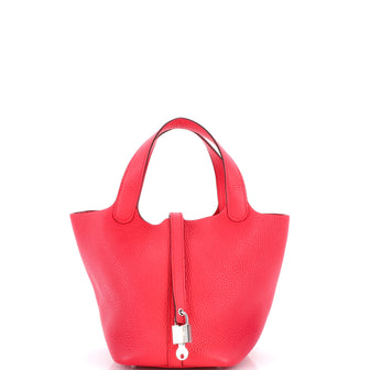 Hermes Picotin Lock Bag Clemence PM