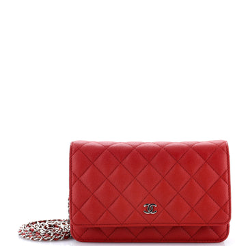 Chanel Wallet on Chain Quilted Caviar