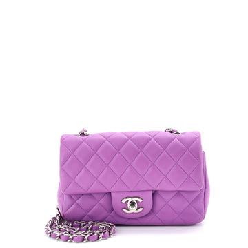 Chanel Classic Single Flap Bag Quilted Lambskin Mini