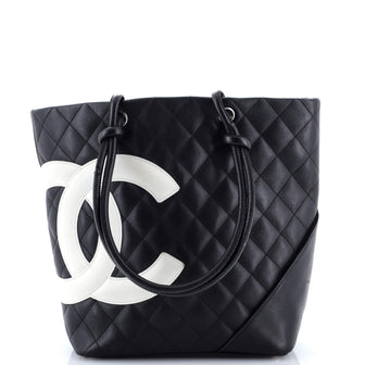 Chanel Cambon Tote Quilted Leather Medium