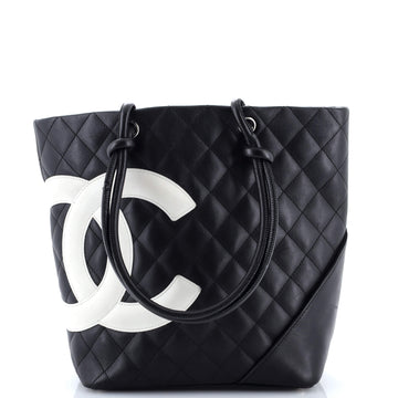 Chanel Cambon Tote Quilted Leather Medium