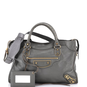 Balenciaga City Classic Metallic Edge Bag Leather Medium