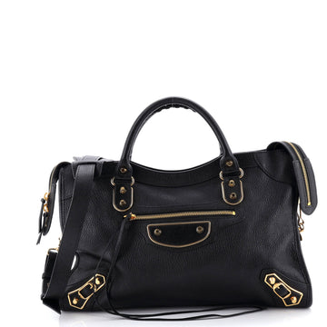Balenciaga City Classic Metallic Edge Bag Leather Medium