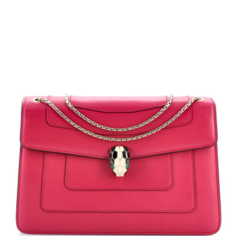Bvlgari Serpenti Forever Shoulder Bag Leather Medium