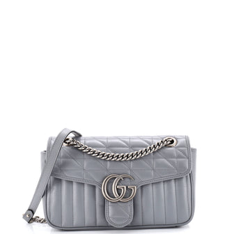 Gucci GG Marmont Flap Bag Matelasse Leather Small