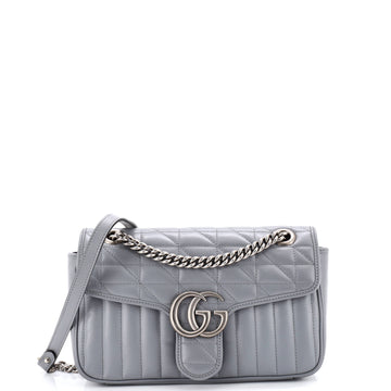 Gucci GG Marmont Flap Bag Matelasse Leather Small