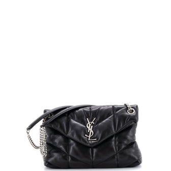 Saint Laurent Loulou Puffer Shoulder Bag Quilted Leather Medium