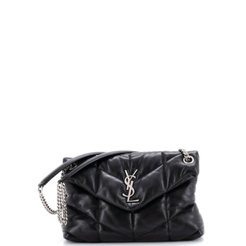 Saint Laurent Loulou Puffer Shoulder Bag Quilted Leather Medium