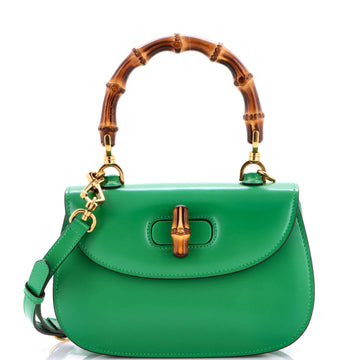 Gucci Bamboo 1947 Top Handle Bag Leather Small